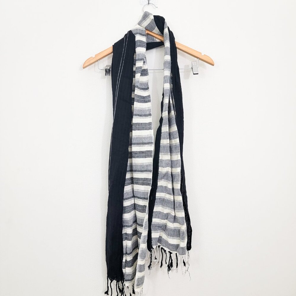 Ace & Jig Alto Scarf in Black White